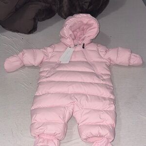 Ralph Lauren Light Pink Baby Snowsuit